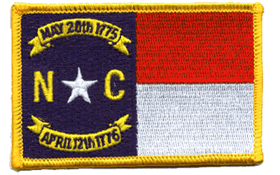 North Carolina Flag Patch
