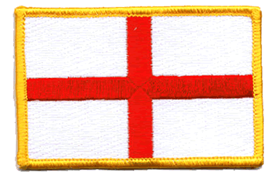 St. George Cross (England) Flag Patch Iron On Patches - From Flag It ...