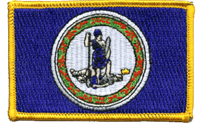 Virginia Flag Patch
